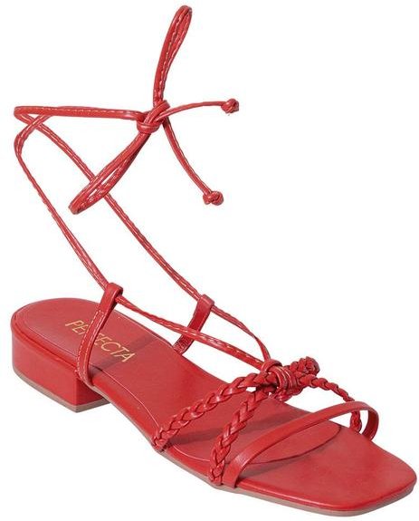Imagem principal Sandália Vermelha com Amarração Perfecta Perfecta