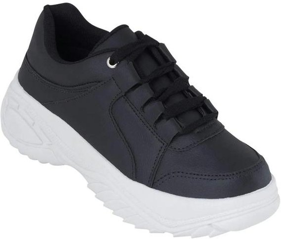 Imagem principal Tênis Preto com Solado Elevado Perfecta Perfecta