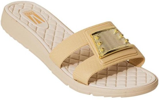 Imagem principal Tamanco Areia com Detalhe Dourado Perfecta Perfecta