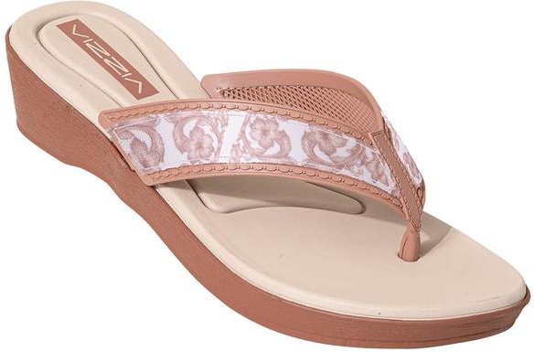 Imagem principal Tamanco Nude com Detalhe em Tecido Estampado Perfecta Perfecta