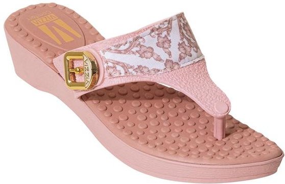 Imagem principal Tamanco Rosa com Detalhe em Tecido Estampado Perfecta Perfecta