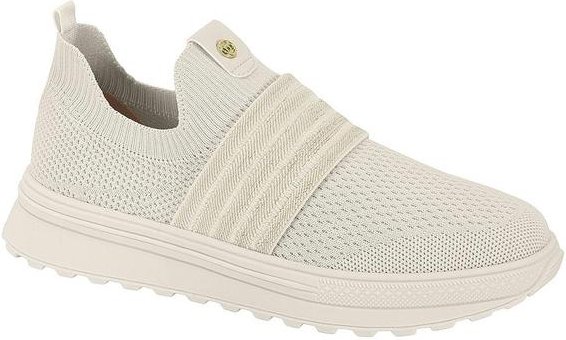 Tênis Moleca Off White com Elástico