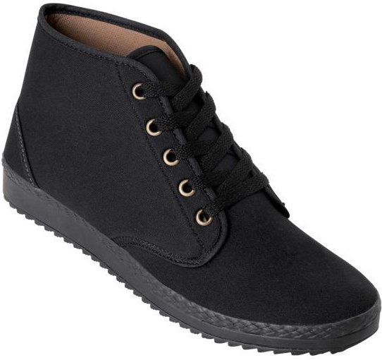 Imagem principal Tênis Preto Cano Médido em Tecido Perfecta Perfecta