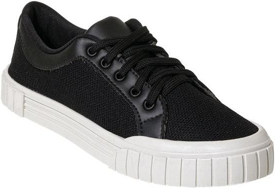Imagem principal Tênis Casual Preto em Tecido com Sintético Perfecta Perfecta
