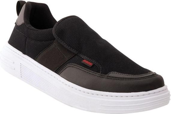 Imagem principal Tênis Casual Preto em Tecido e Sintético Perfecta Perfecta