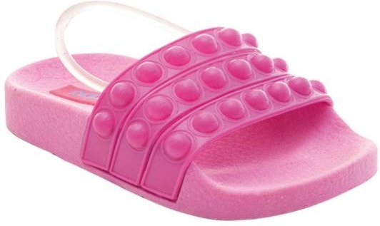 Chinelo Infantil Rosa com Pulseira