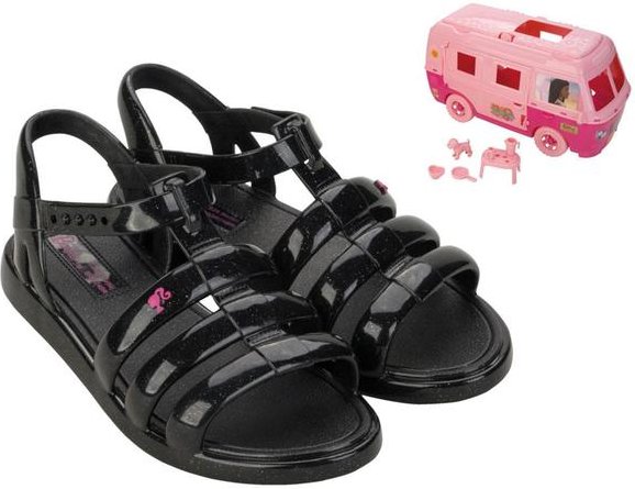 Imagem principal Sandália Barbie Road Trip Preto GRENDENE KIDS GRENDENE KIDS