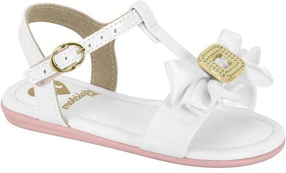 Sandalia Molekinha Branca