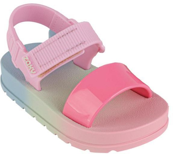 Sandália Zaxynina Moderninha Rosa/Lilas