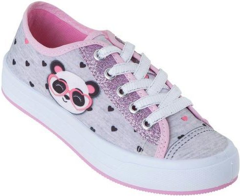 Imagem principal Tênis Infantil Cinza com Estampa de Panda Perfecta Perfecta