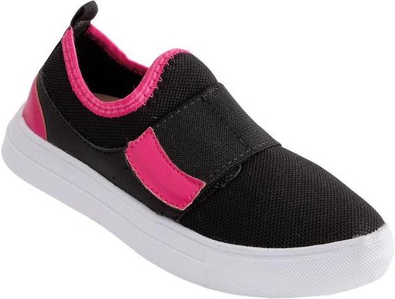 Imagem principal Tênis Infantil Menina Preta/Pink em Tecido Perfecta Perfecta