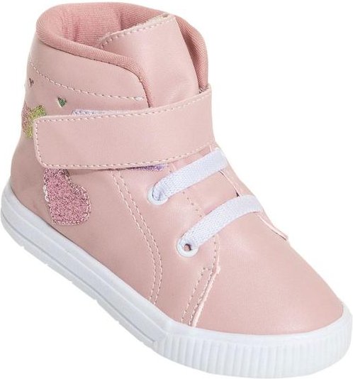 Imagem principal Tênis Infantil Rosa Cano Médio e Velcro Perfecta Perfecta