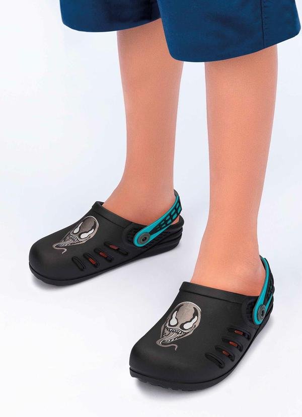 Imagem principal Babuche Homem Aranha Web Preto GRENDENE KIDS GRENDENE KIDS