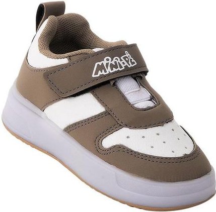 Tênis Infantil Cinza com Fechamento em Velcro