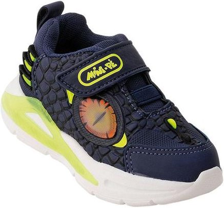 Tênis Infantil Marinho com Arte de Dinossauro