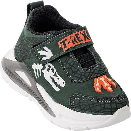 Tênis Infantil Verde com Velcro e Elástico