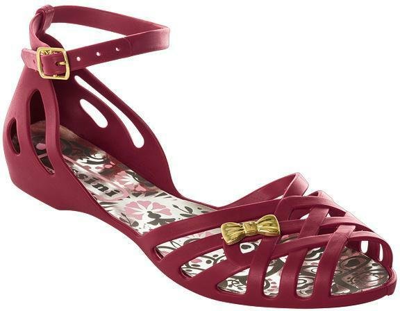 Imagem principal Sandália Bordô Detalhe Laço Perfecta Perfecta