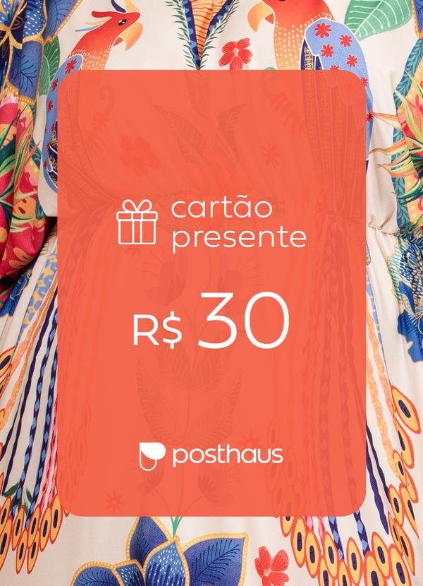 Cartão Presente R$ 30,00