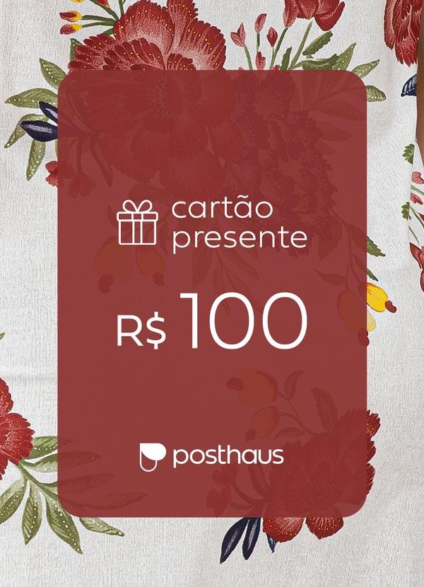 Imagem principal Cartão Presente R$ 100,00 Cartão Presente