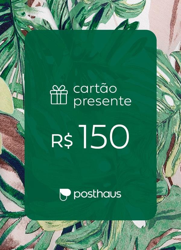 Imagem principal Cartão Presente R$ 150,00 Cartão Presente
