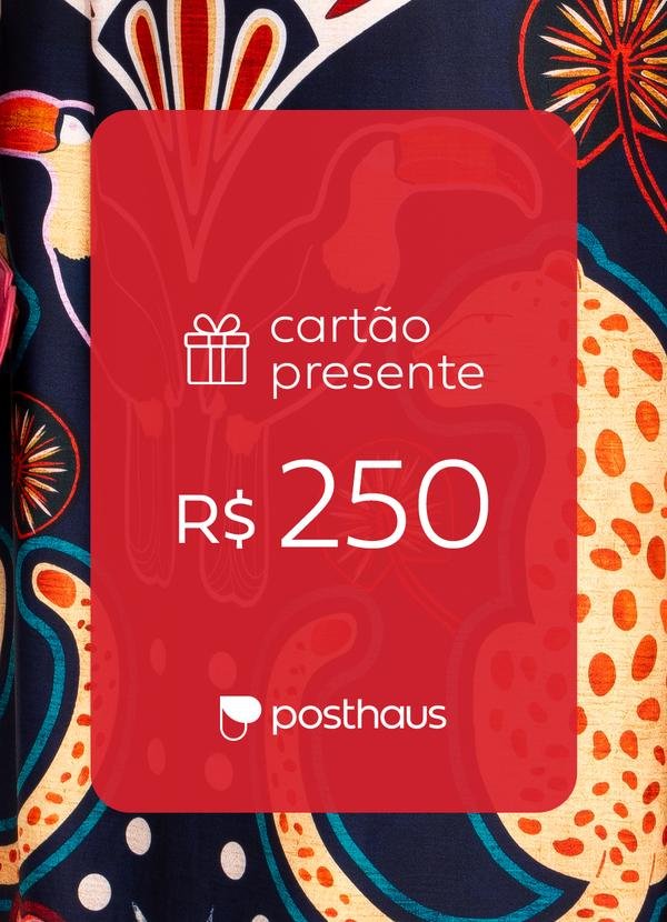 Imagem principal Cartão Presente R$ 250,00 Cartão Presente