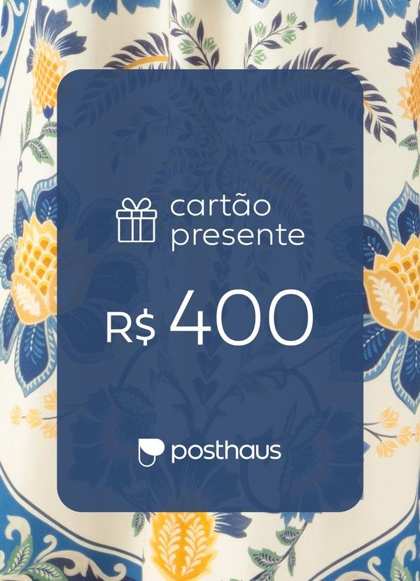 Imagem principal Cartão Presente R$ 400,00 Cartão Presente