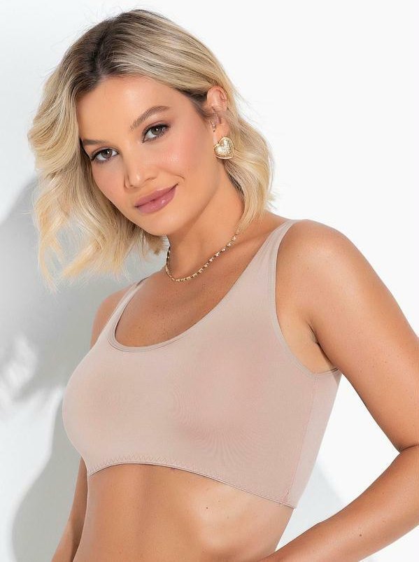 Imagem principal Top sem Bojo Chocolate Alma Dolce Alma Dolce