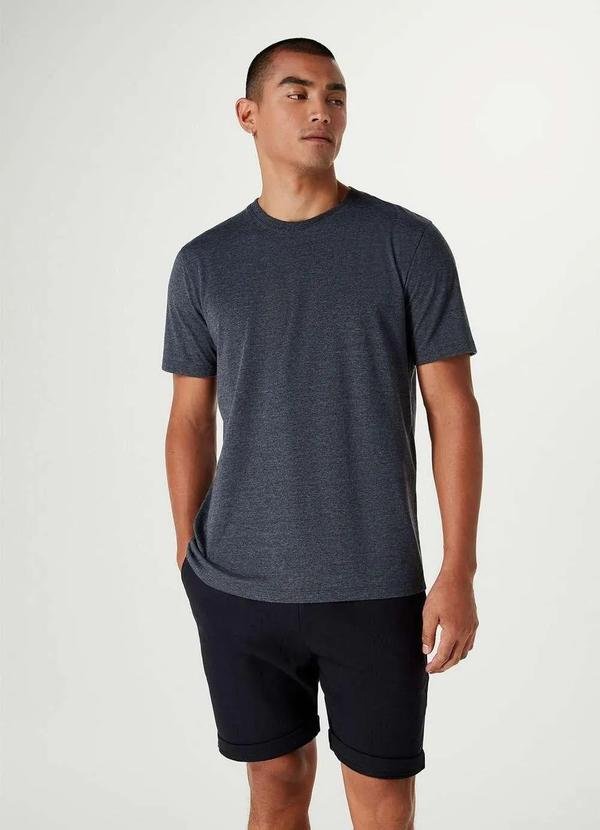 Imagem principal Camiseta Basica Unissex Mangas Curtas World Cinza Hering Hering