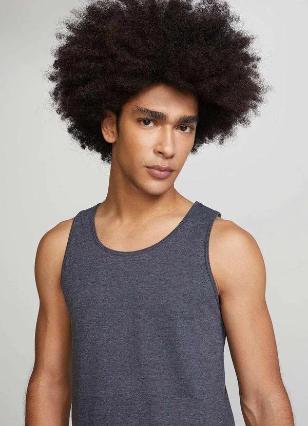 Imagem principal Regata Basica Masculina Slim Cinza Hering Hering