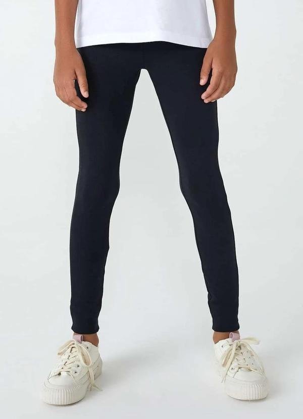 Imagem principal Calca Legging Basica Infantil Menina Tradicional Preto Hering Hering