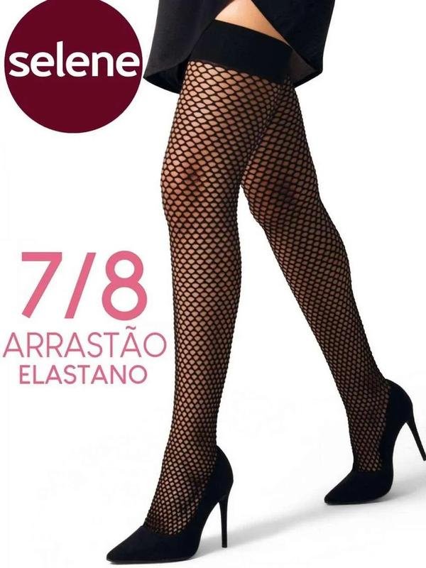 Imagem principal Meia 7/8 Arrastão Selene 9680-001 850-Vermelho SELENE