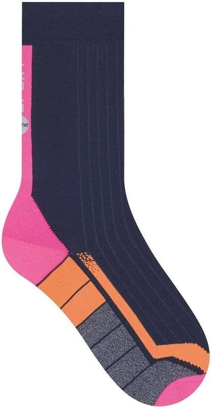 Meia Ciclismo Selene 4975-001 502-Grafite-Pink