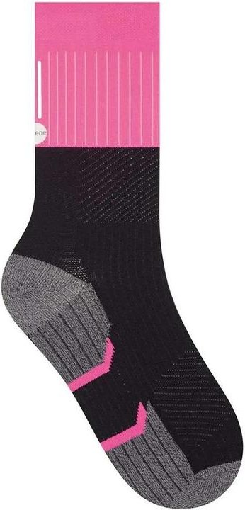 Meia Ciclismo Selene 4975-001 502-Pink-Fluor-Preto