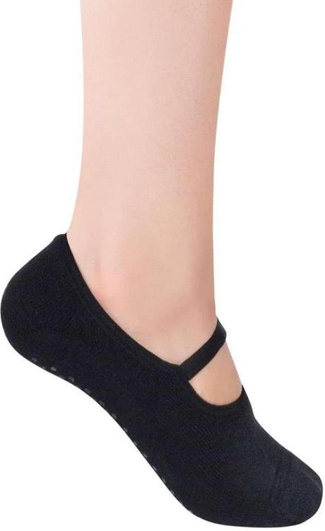 Imagem principal Sapatilha Antiderrapante Pilates Selene 7850-003 550-Preto SELENE