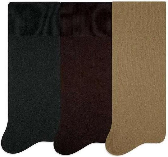 Imagem principal Kit/3 Meia Selene 3033-001 999-Preto/Cafe/Kaki SELENE