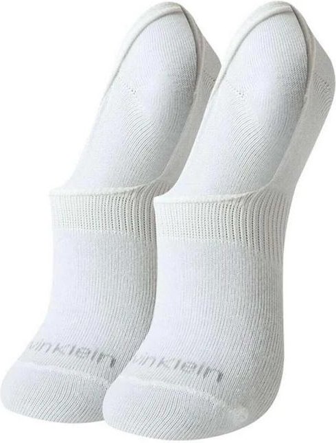 Imagem principal Kit 2 pares de Meias Invisível Calvin Klein C27.01 Br00-Branco Calvin Klein