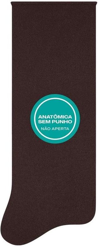 Imagem principal Meia sem Punho Social Selene 8025-001 750-Cafe SELENE