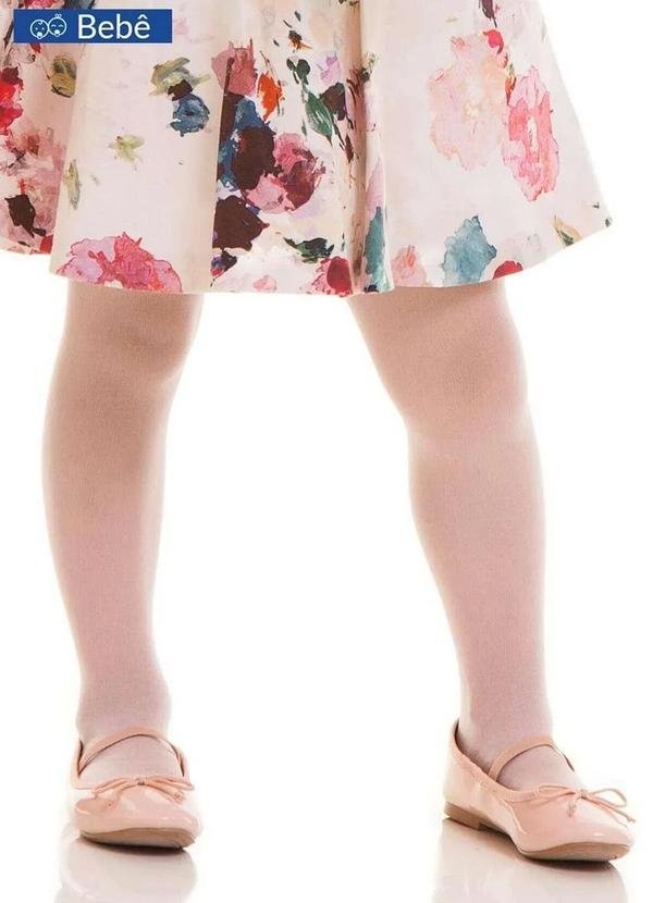 Meia Calça Bebê Fio 20 Trifil 6891 70-Rosa