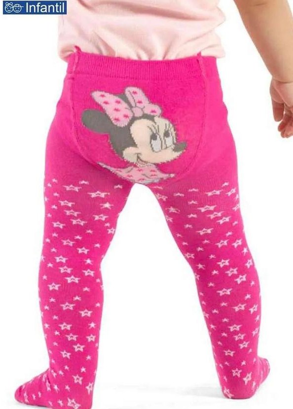 Imagem principal Meia Calça Bebê Minnie Mouse 2527-003 5450-Rosa-Fruti Disney Disney