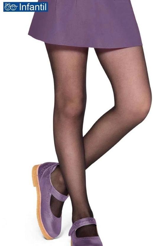 Imagem principal Meia Calça Infantil Fio 20 Lobinha 2570-001 999-Preto Lupo Lupo