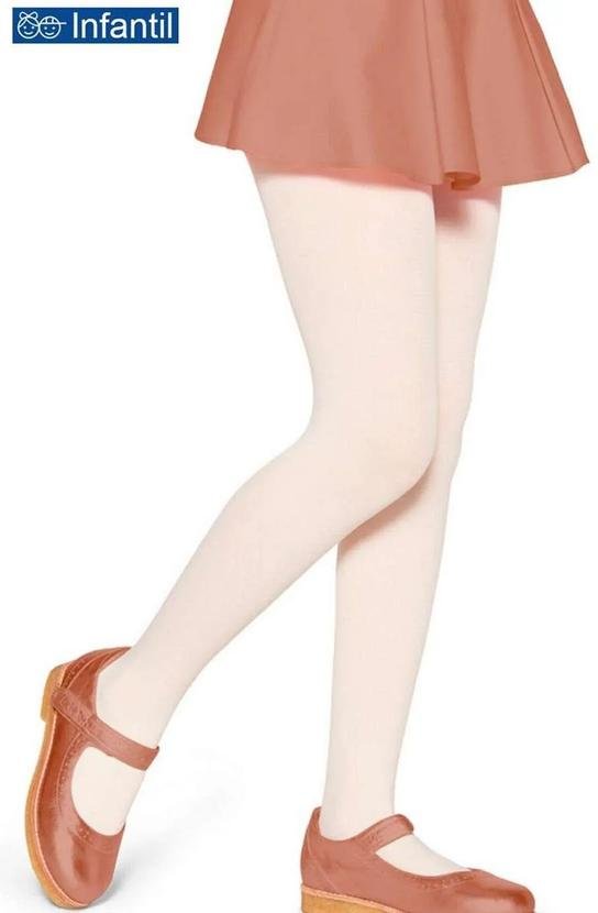 Imagem principal Meia Calça Infantil Fio 40 Opaca Lobinha 2530-001 629-Perola Lupo Lupo