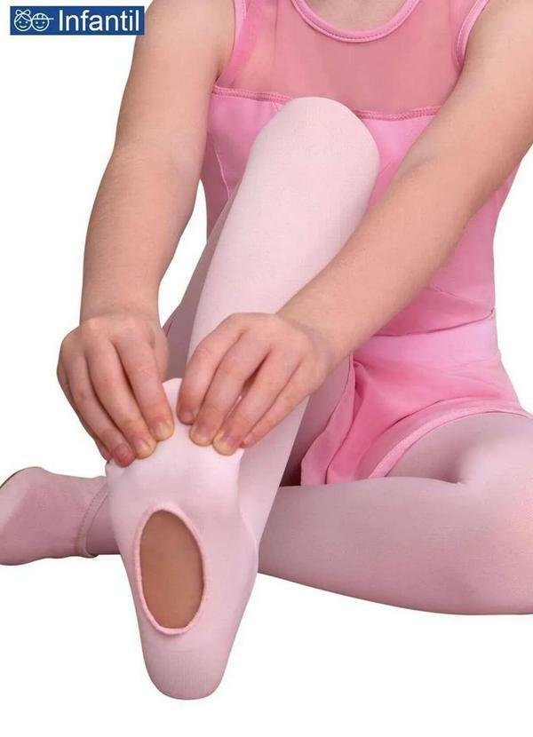Imagem principal Meia Calça Infantil Fio 60 Ballet Lobinha 2588-001 5110-Rosa Lupo Lupo
