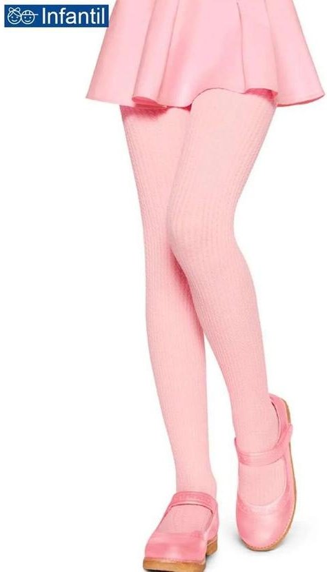 Meia Calça Infantil Fio 70 Winter Lobinha 2597-001 5630-Rosa-Camafeu