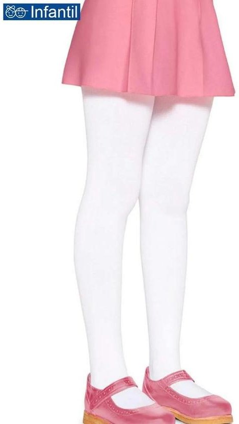 Meia Calça Infantil Fio 80 Opaca Lobinha 2576-001 100-Branca