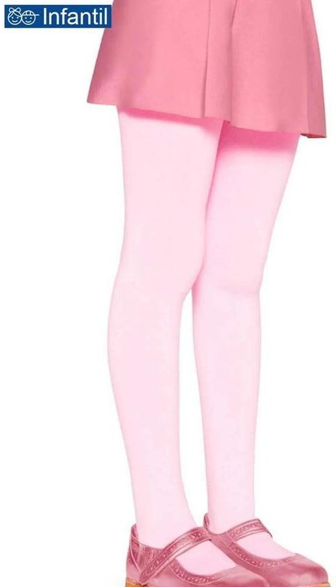 Meia Calça Infantil Fio 80 Opaca Lobinha 2576-001 522-Rosa