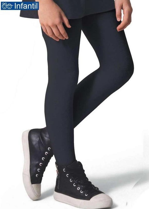 Meia Calça Infantil Fio 80 Opaca Selene 9555-001 550-Preta