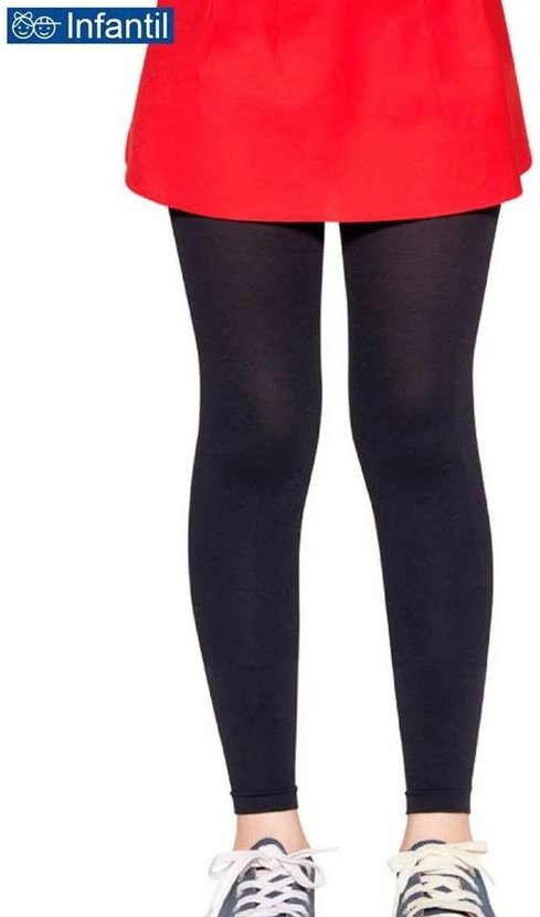 Imagem principal Meia Calça Infantil Legging Lobinha Fio 70 2595-001 9990-Preta Lupo Lupo