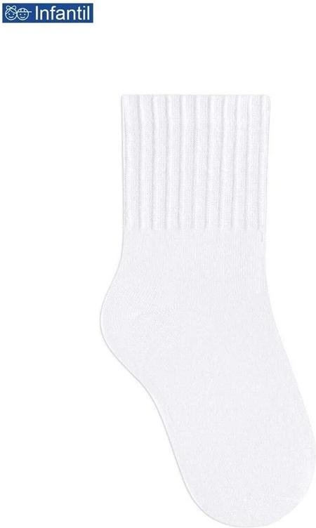Imagem principal Meia Infantil Cano Longo Selene 2040-370 500-Branco SELENE