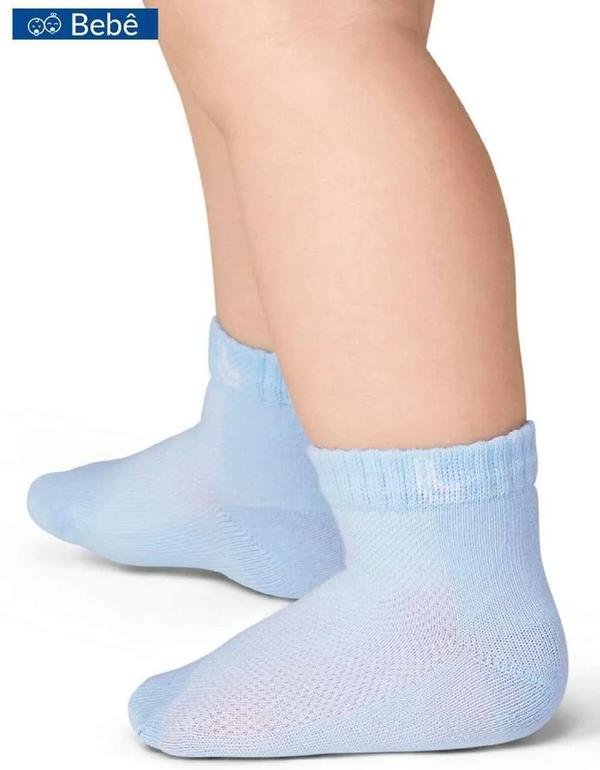 Imagem principal Meia Bebê Cano Médio Lupo 2025-002 2080-Azul Lupo