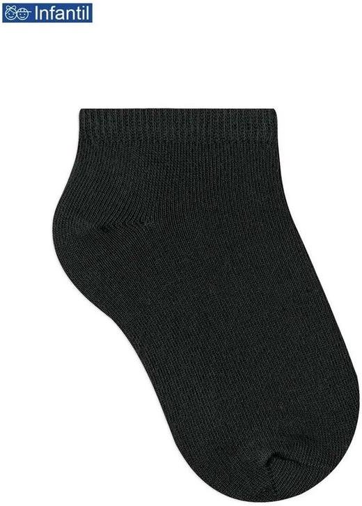 Imagem principal Meia Infantil Cano Curto Selene 2070-273 550-Preta SELENE